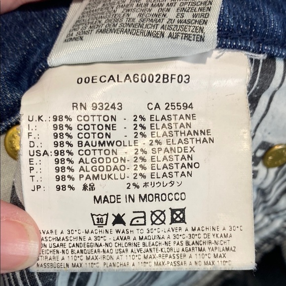 Diesel Blue Skinny Jeans Modern Fit - Picture 13 of 13